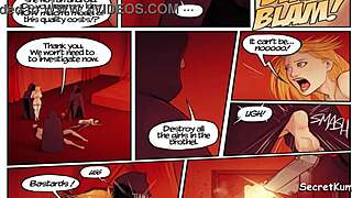 Beautiful blonde gets a big cock in her ass in a comic threesome with a sex doll