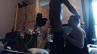 College classmate gets trained in deepthroat and facefucking