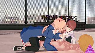 Hentai video features Makima using her powers to dominate Denji in wild sex scene