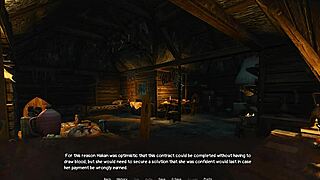 Homely redhead gets monster cock in The Witcher: Zerrikanian Apprentice demo