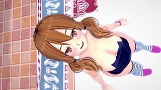 3D animated taboo hentai with stepsister and her desire for cock in her suit