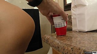 Valentina Jewels enjoys a steamy blowjob scene with Mike Hunt's large penis