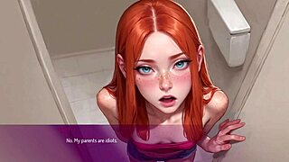 Horny Wife Screams As Stranger Fucks Her In Public Toilet! Cheated Husband Watches 3D Hentai With Mila AI.