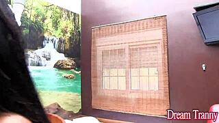 Super Hot Trans Slut Valerya Pacheco Gets Double Dicked