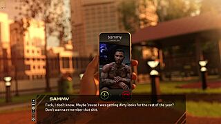 Stunning brunette talks about old days