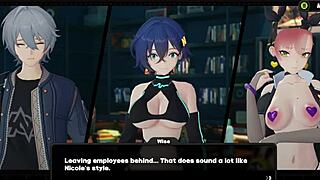 finally playing zenless zone zero with porn mods featuring gumi