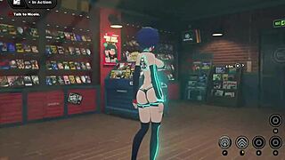 finally playing zenless zone zero with porn mods featuring gumi