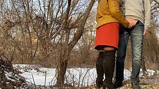 Mother in law pees and aids with dirty doggystyle