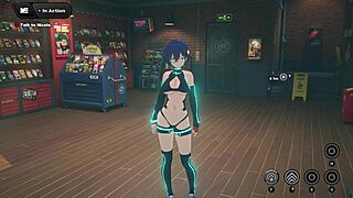finally playing zenless zone zero with porn mods featuring gumi