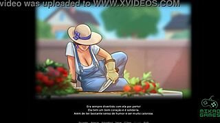 Steamy summer fun with ebony teens and MILFs in anime