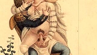 Vintage erotic drawings from retro cartoons and anime hentai