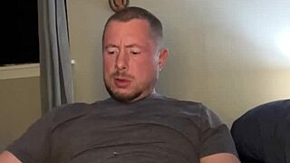 This flexible guy uses toys for hardcore masturbation. He comes through the plug with big cock fetish