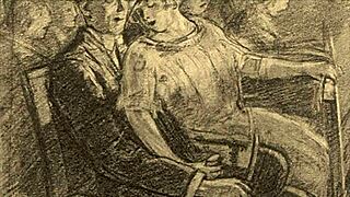 vintage erotic drawings tell a retro story of desire.