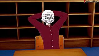 Akeno surprises you with ntr in fantasy hentai movie