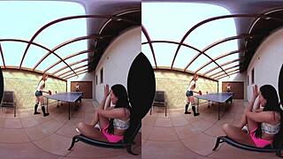 yo, these three czech chicks are wild at table tennis pussy play