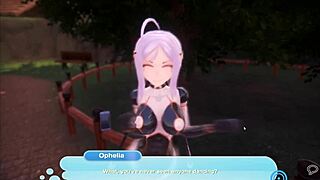 Teasing titties and monster action in Monster Girl Island