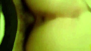 teen brunette loves getting pounded doggy style every time. Her petite ass shakes with each hard thrust.