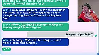 Girls have pillow fight during lockdown in uncensored hentai.