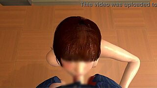 relative's sister surprises with blowjob in classroom.