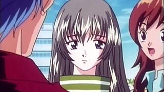 japanese teen rides cock in bdsm anime