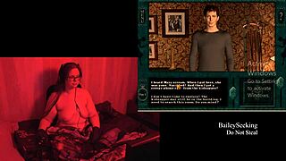 She asks, 'Want to see my big tits?'