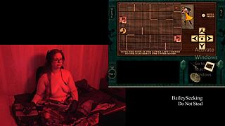 She asks, 'Want to see my big tits?'