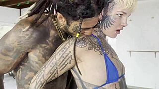 Tattooed Sexy Gay Princess Engages In Intense Training Session With DamiLVs