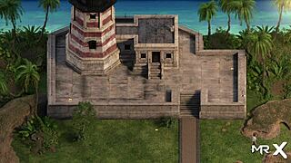 Treasure of Nadia: Finger in Ass Then Cock, Anal Fingering in Cartoon Hentai.