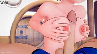 Adult Gwen In Swimsuit Ready For Big Cock