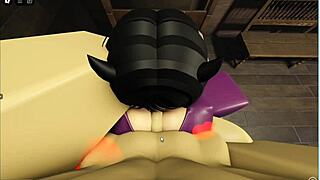 Roblox Slut Bent Over for Hard Cabin Pounding