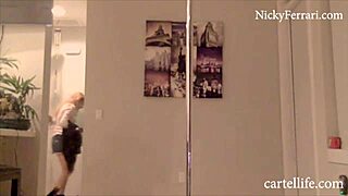 i caught nicky ferrari, mexicana puta, showing off on public webcam.