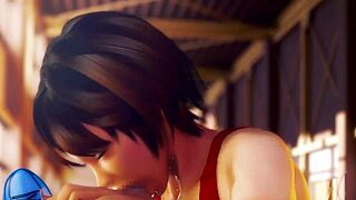 Rena Senpai And My Baton! Intense POV Action!