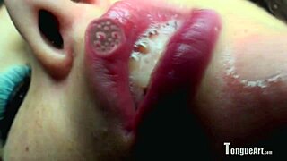 SOPHIA DROOLS MY SPIT WITH HER TONGUE FETISH