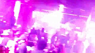 Night at Club Onyx with cool crowd and ebony strippers