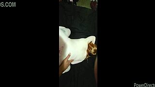 Sexy Redhead with Nice Ass Rides Hard in Doggystyle Action