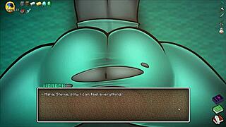 warden craves steve's big cock in hornycraft parody yoga pants fucking