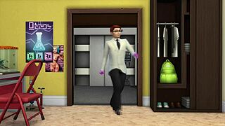 Dexter用X光眼镜在Sims 4里偷窥所有人裸体