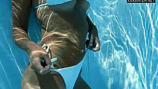 angelica naked as best milf in swimming pool