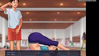 与MILF的热辣三人行，泌乳动作...你懂的？