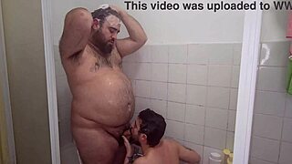 I'm pounding bareback in the shower with my hot daddy teaser.