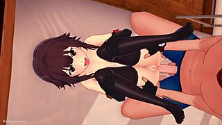 hot megumin wants sex in tight bikini hentai 3d adult version.