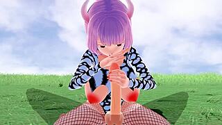 Wow, check out that big ass and tits in fishnet!