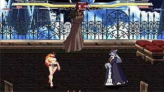 Jessica battles warugiria in a paid character showdown