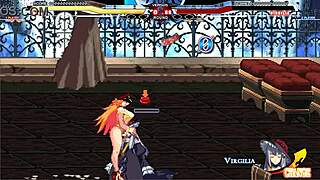 Jessica battles warugiria in a paid character showdown