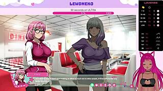 Vtuber Lewdneko Plays Intense Futa Fix Dick Dine And Dash