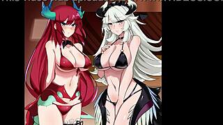 Hentai Compilation With Asian And Ebony Characters In Slutty Babe Scenes Featuring Blowjobs And Cum On Boobs