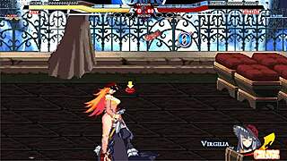 Jessica battles warugiria in a paid character showdown