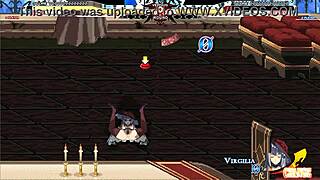 Jessica battles warugiria in a paid character showdown