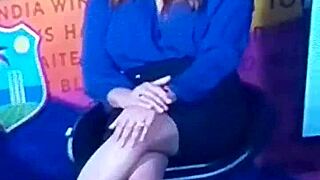 hot indian tv anchor spices up cricket show