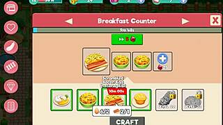 Booty Farm Hentai Game Part 10 with Cute Brunette Flashing Tits